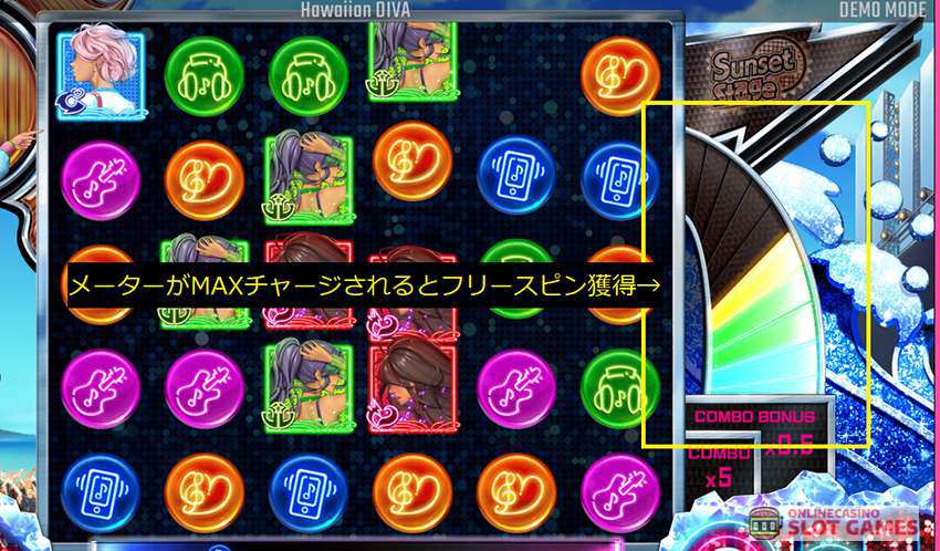 ハワイアンDIVA フリースピン